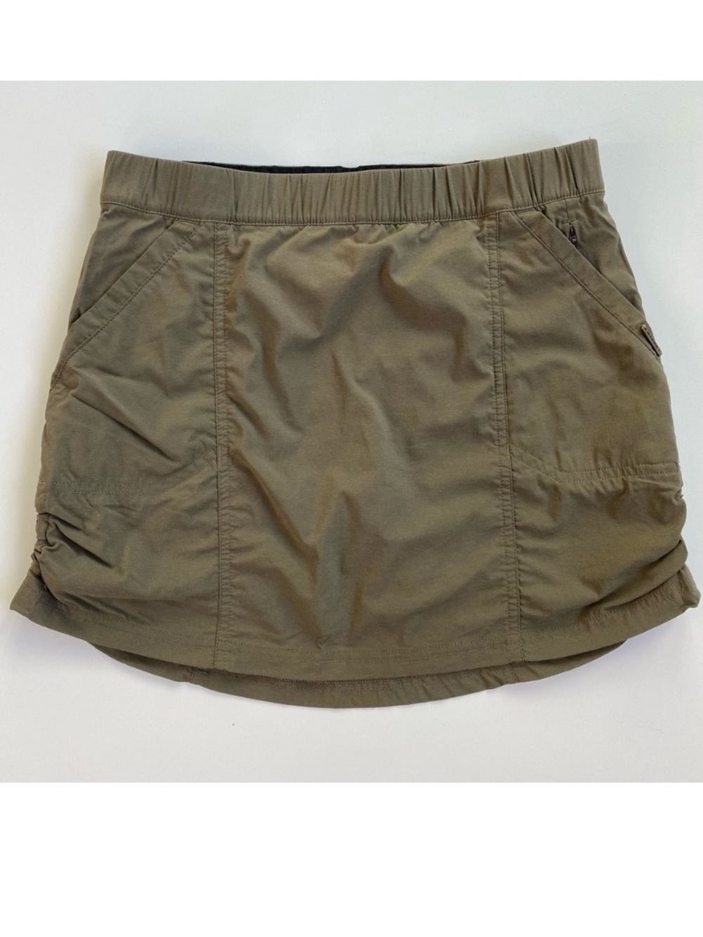 Prana Olive Green Mini Skort XS